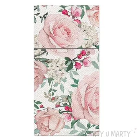 kieszonka na sztucce airlaid roze paw 40 cm 25 szt