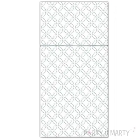 kieszonka na sztucce modern inspiration biala paw 40 cm 16 szt