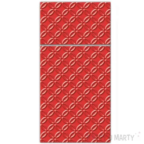 kieszonka na sztucce modern inspiration czerwona paw 40 cm 16 szt