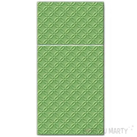 kieszonka na sztucce modern inspiration zielona paw 40 cm 16 szt