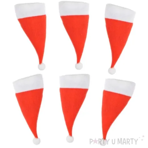 kieszonki na sztucce czapka mikolaja arpex 6 szt