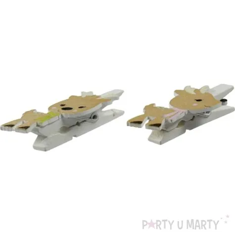 klamerki drewniane renifery titanum 4 szt