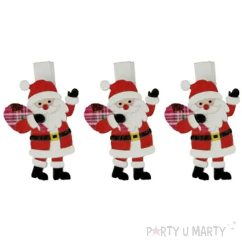 klamerki drewniane swiety mikolaj titanum 3 szt