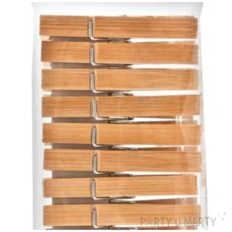 klamerki na pranie bambusowe naturalne ravi 12 szt