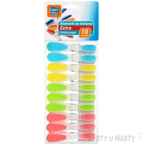 klamerki na pranie extra bez zagniecen mix ravi 10 szt