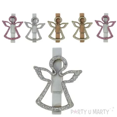 klamerki ozdobne aniolki mix arpex 6 szt