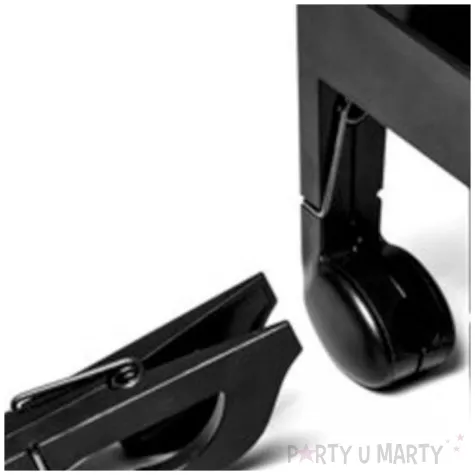 klamerki ozdobne czarne nuty gadgetmaster 2 szt