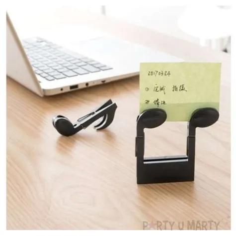 klamerki ozdobne czarne nuty gadgetmaster 2 szt