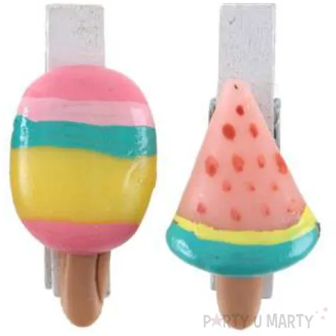 klamerki ozdobne lody santex 4 szt