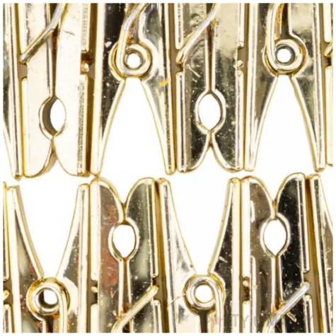 klamerki ozdobne plastikowe metaliczne zloty aliga 12 szt 3 5 cm