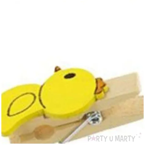 klamerki ozdobne zolte pisklaki titanum 8 szt