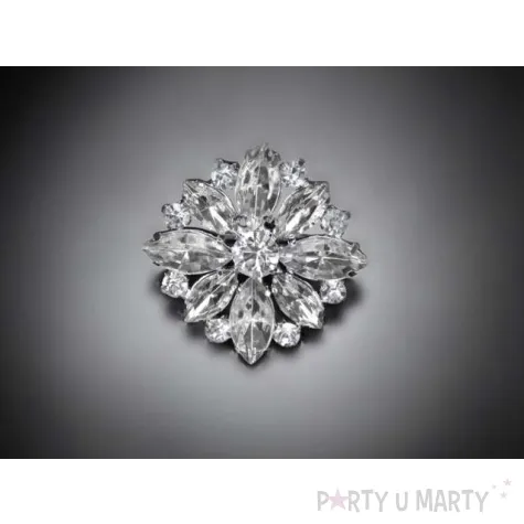 klamra ozdobna kwiatek 40mm 1 op