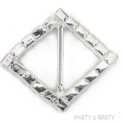 klamry ozdobne classic srebrne partydeco 2szt