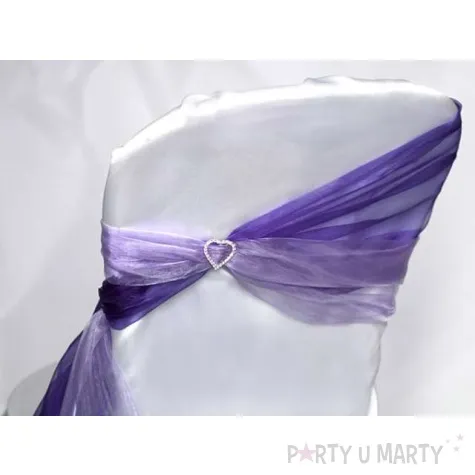 klamry ozdobne serca srebrny 20mm 1op