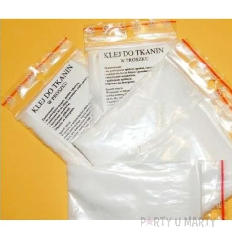 klej naprawczy do tkanin proszek 4g biel i kolor