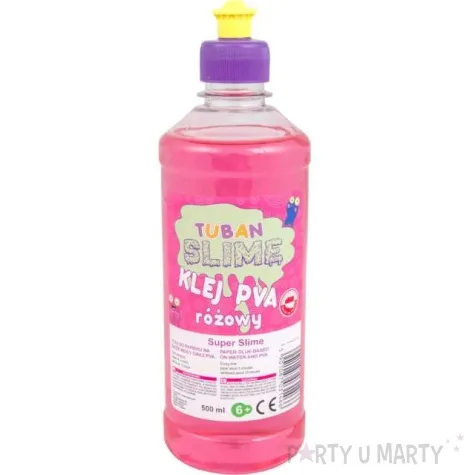 klej pva slime rozowy tuban 500 ml