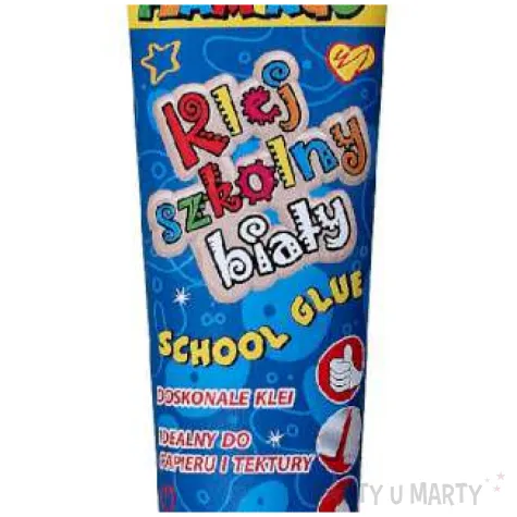 klej szkolny tubka bialy flamingo 50 g