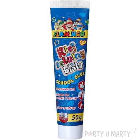 klej szkolny tubka bialy flamingo 50 g