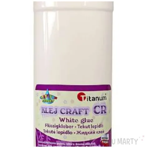 klej uniwersalny craft bialy titanum 1000 ml