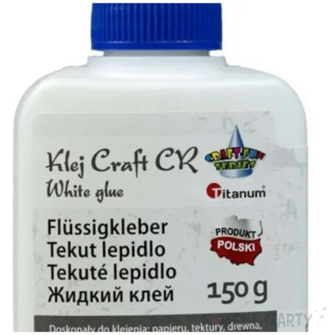 klej uniwersalny craft bialy titanum 150 g