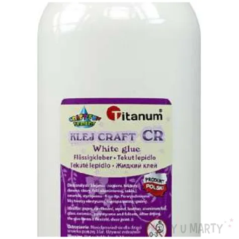 klej uniwersalny craft bialy titanum 500 ml