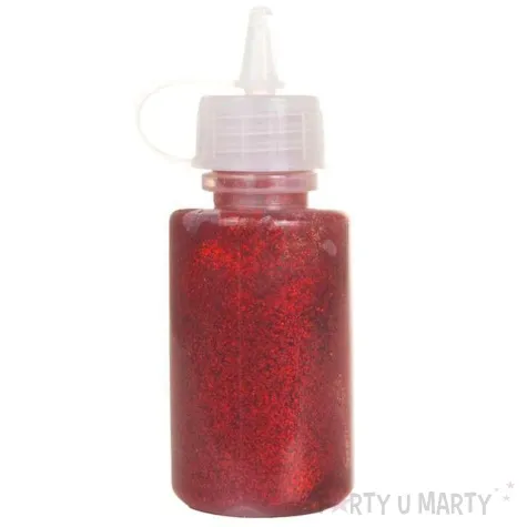 klej z brokatem diy czerwony czakos 40 ml