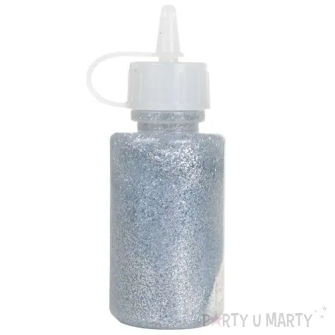 klej z brokatem diy srebrny czakos 40 ml