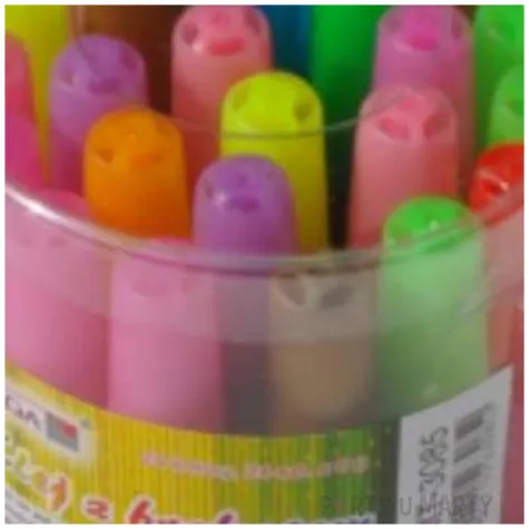 klej z brokatem neon mix 6 g 24 szt aliga