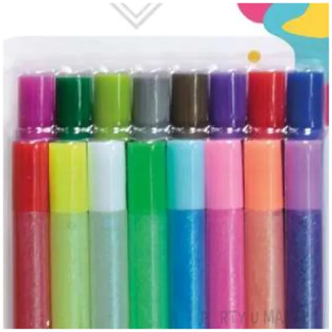 klej z brokatem zestaw craft mix xl craft fun 10 ml 16 szt