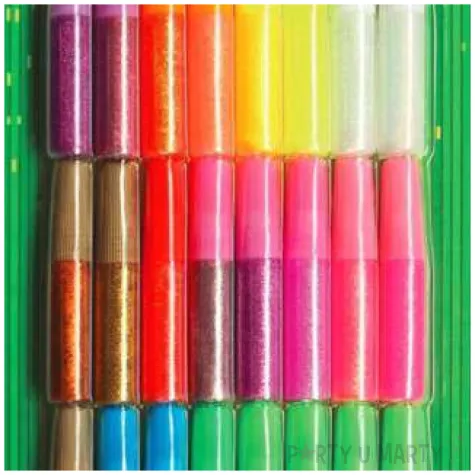 klej z brokatem zestaw mix 24 6 g 24 szt aliga