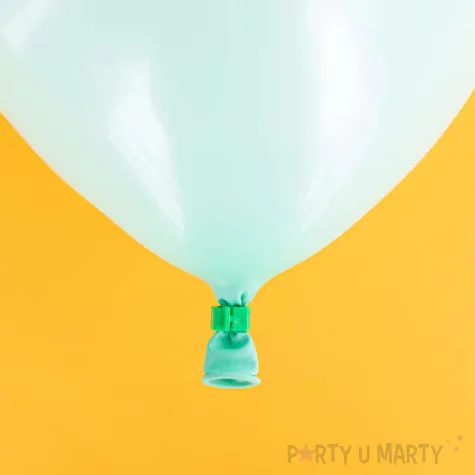 klipsy do zaciskania balonow bialy partypal 100 szt