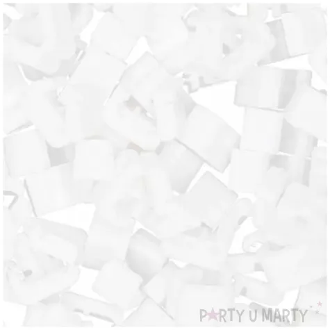 klipsy do zaciskania balonow bialy partypal 100 szt