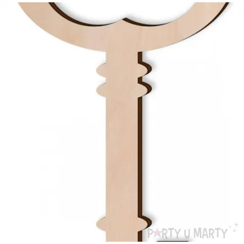 klucz do lania wosku andrzejki klucz 3 drewno 10 cm 10 szt