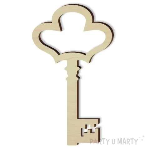 klucz do lania wosku andrzejki klucz 4 drewno 10 cm 10 szt