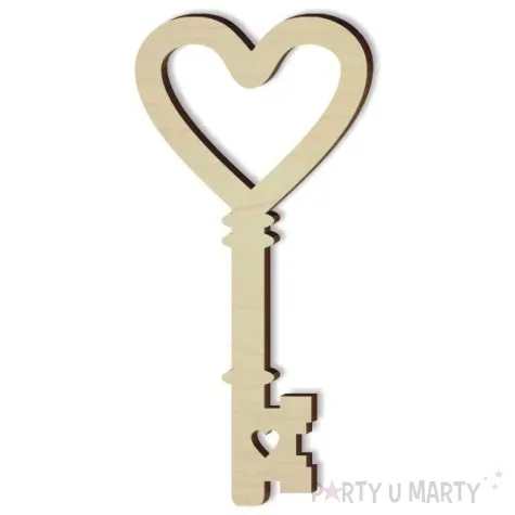 klucz do lania wosku andrzejki klucz 5 drewno 10 cm