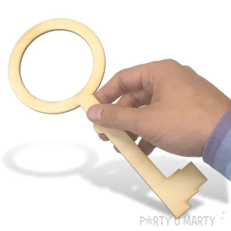 klucz do lania wosku andrzejki xxl 2 drewno 23 cm