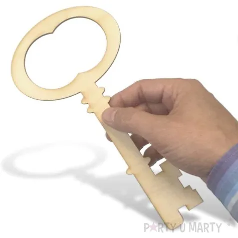 klucz do lania wosku andrzejki xxl 3 drewno 23 cm