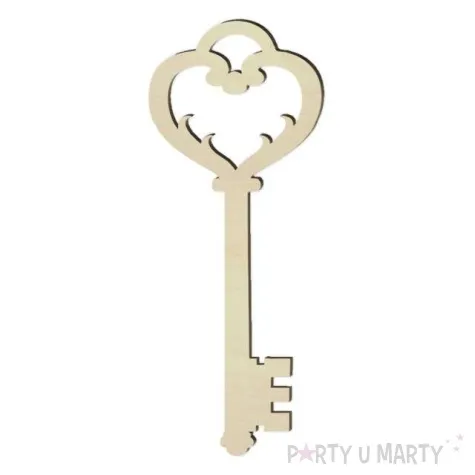 klucz do lania wosku andrzejki xxl 6 drewno 23 cm 10 szt