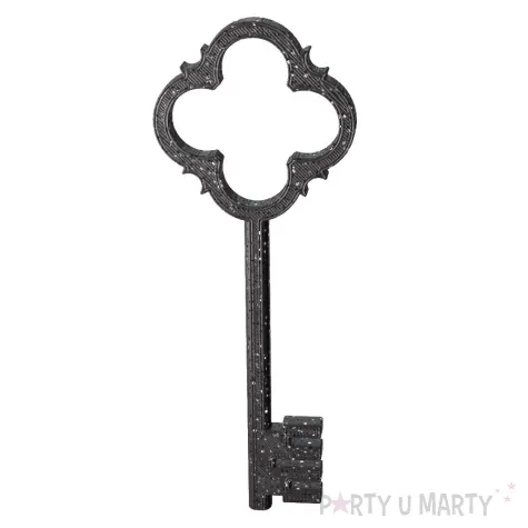 klucz do lania wosku deluxe brokatowy czarny 13 cm