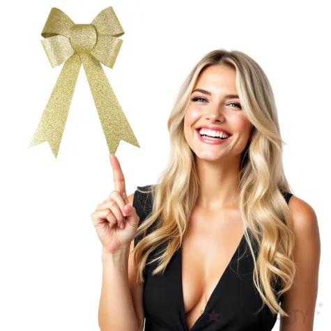 kokarda brokatowa zloty arpex 29 x 21 cm