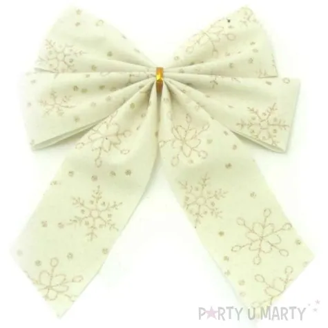 kokarda classic brokat kremowa arpex 15 x 23 cm