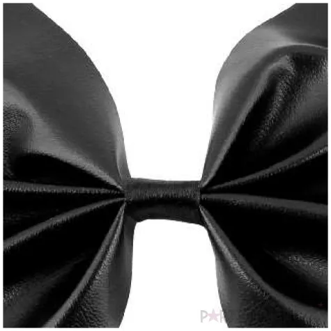 kokarda gotycka mucha czarna widmann