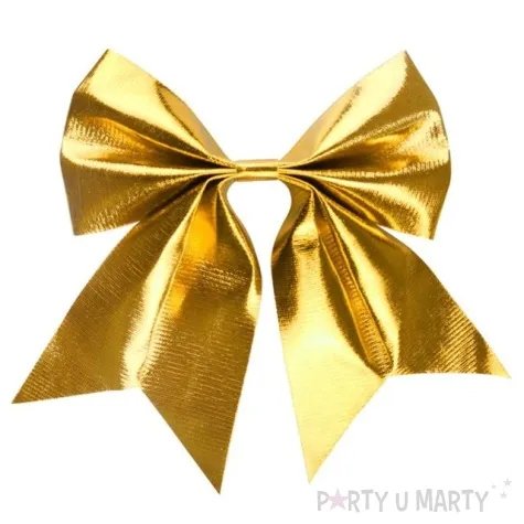 kokarda metalizowana zloty arpex 20 x 20 cm