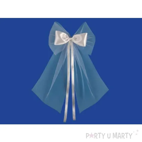 kokardka z kokardka kremowa 2szt