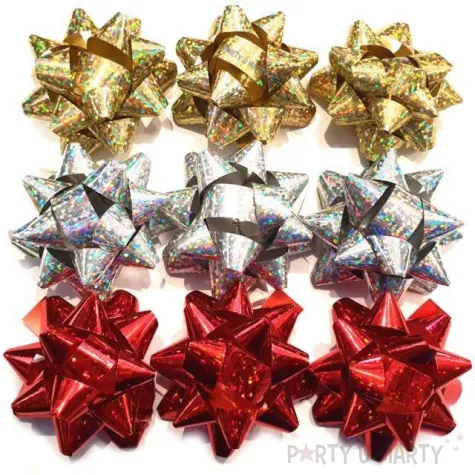 kokardki do prezentow classic laser mix 2 9 szt arpex