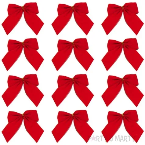 kokardy classic czerwone arpex 12 szt