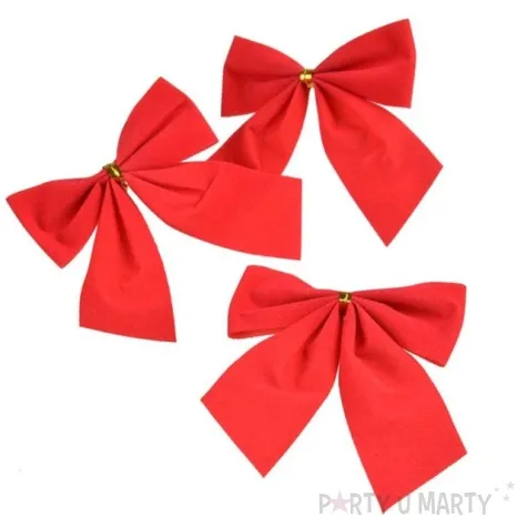 kokardy classic czerwone arpex 12 szt