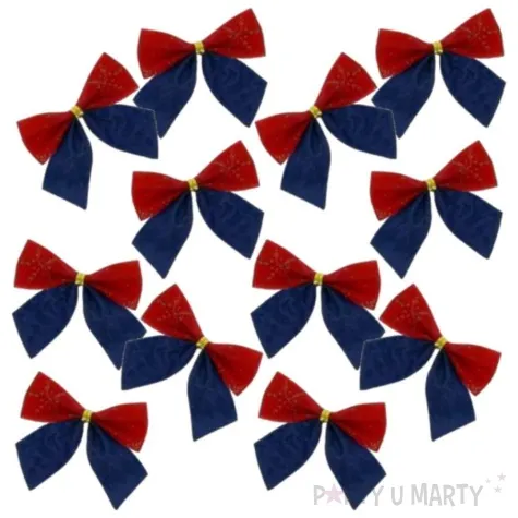 kokardy classic czerwono granatowe arpex 12 szt