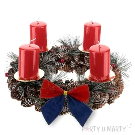 kokardy classic czerwono granatowe arpex 12 szt