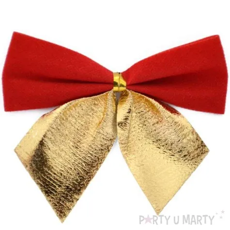 kokardy classic czerwono zlote arpex 12 szt